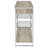 2-drawer Home Bar Storage with Wine Rack