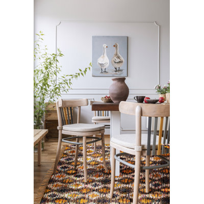 Couleur couleur crème, kilim olive
