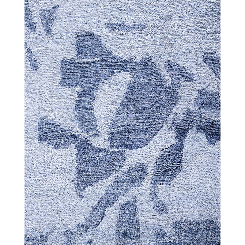 Overdyed One-of-a-Kind Rectangle 9'1" x 12'1" Hand Knotted Area Rug
