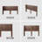 Modern Farmhouse Wood Headboard King Size 80.2 In Wide Wall Mounted Fluted Panel Wingback - Walnut-1121968443