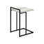 Table de couture de chambre à coucher -, stratifié gris, charge en métal noir robuste pour l'électronique