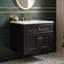 Meuble-lavabo de salle de bain avec lavabo en céramique-992106137