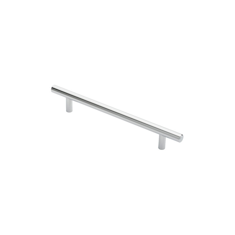 12Mm Steel T- Bar Handle 960Mm C/C, Polished Chrome, 3.5 x 2.2