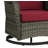 Mapleview Outdoor All-Weather 2-Person Wicker Conversation Set with Cushions for Patio, Porch, Garden-1100869376-1100869379