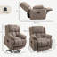 93cm Wide Velvet Lift Assist Standard Recliner-1823768270