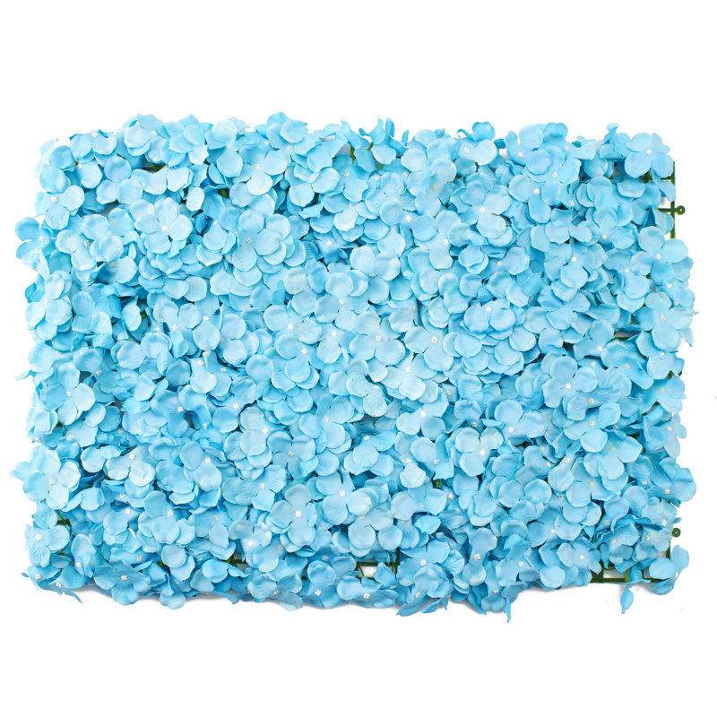 Tapis de fleur artificiel hortensia, Bleu