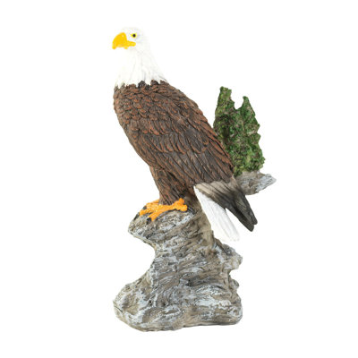 Figurine Aayana Tabeltop Aigle sur pierre 6 "H