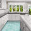 Solid Hex 8" x 9" Cement Wall & Floor Tile-67007938