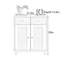 Armoire d'entrée scandinave en bois massif