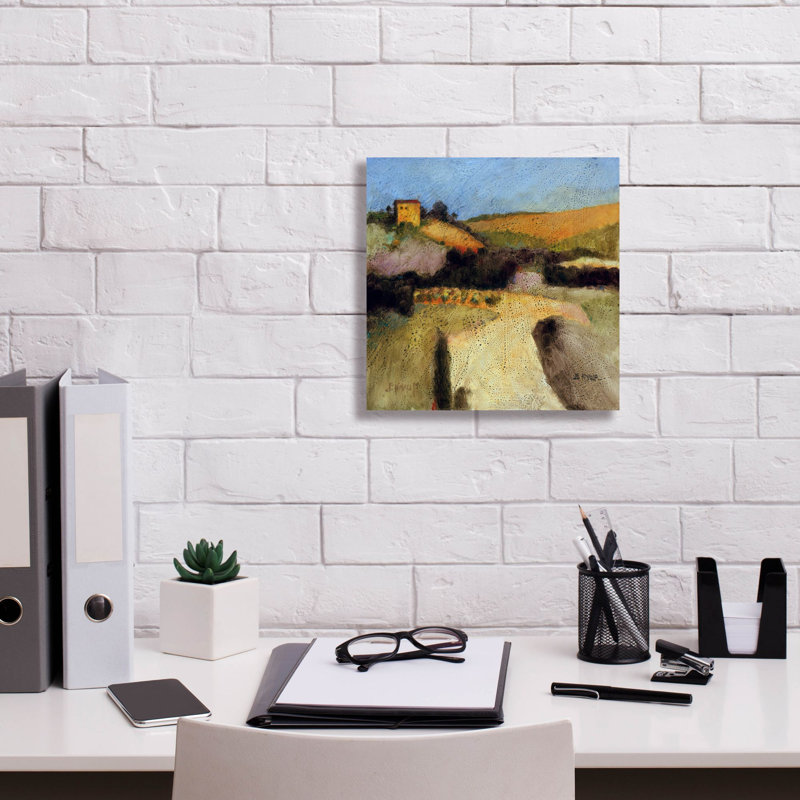 «Castello Pastine 1» par J.E. Knauf, art mural sur toile, H 12 po x l 12 po x P 0,75 po