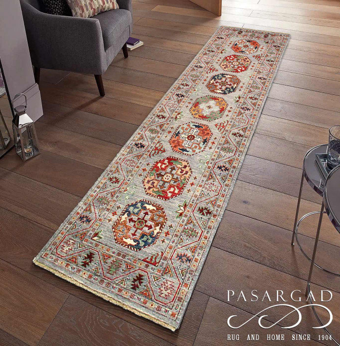 Tapis en laine d'agneau unique 2 pi 7 po x 9 pi 3 po Eralia