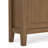 Redmond 36"W Solid Wood Transitional Entryway Storage Cabinet with Drawers and Antique Brass Hardware