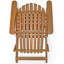 Theodosius Acacia Foldable Outdoor Adirondack Chair