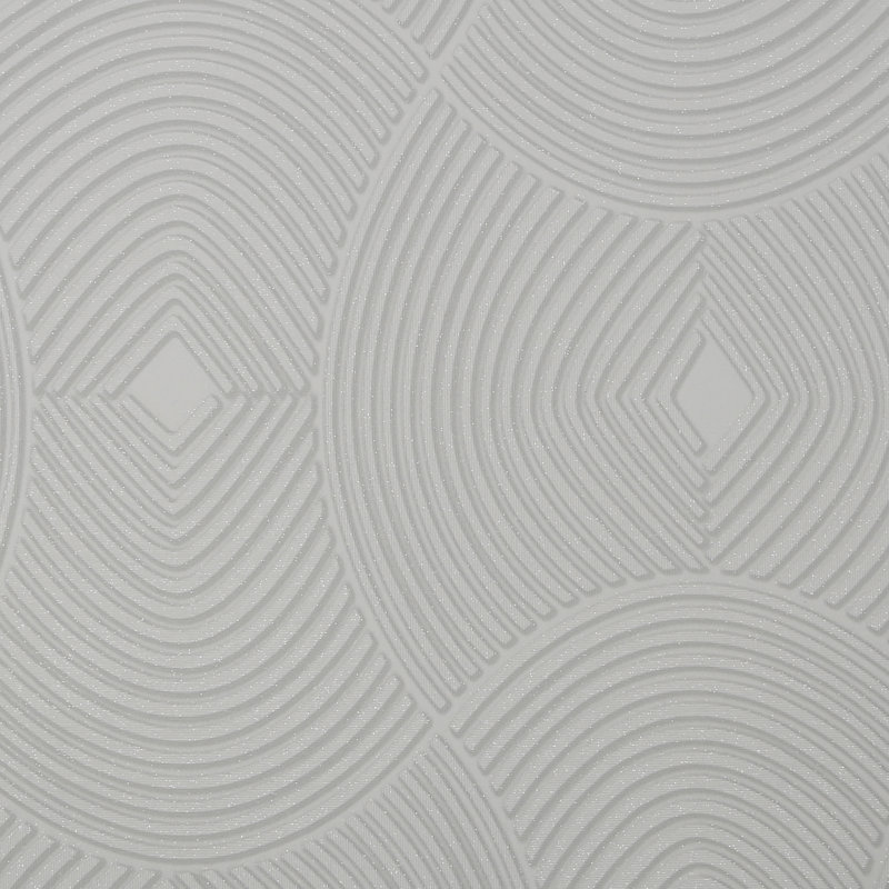 Yeadon Geometric Wallpaper Roll, Quartz