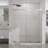 Frameless Shower Door, 60" W X 72" H Silent Sleek Sliding Glass Door, 1/4" (6Mm) Thick Tempered Clear Glass With Easy-Clean Coating, Heavy-Duty 304 Stainless Steel, Chrome-124898865