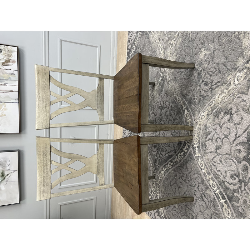 Genella 17'' H Solid Wood Side Chair