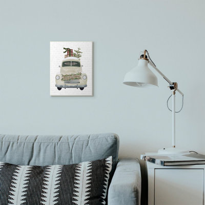 «Merry Christmas Snow Covered Truck», impression