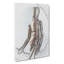 Wooden Artist Mannequin In Abstract - Wrapped Canvas-55320046