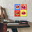  «Lips 3» par Mark Ashkenazi, art mural en verre acrylique, 12 po x 12 po-101620291