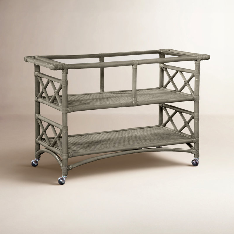 Montgomery Bar Cart, Stone Hearth