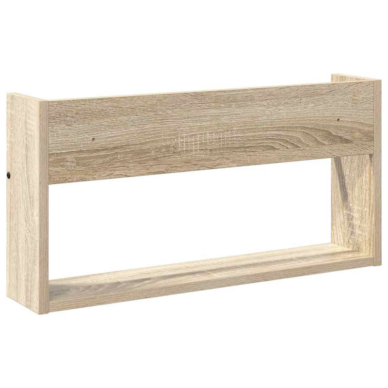 Wood Magazine Rack, Beige