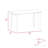 Cabo Writing Desk, Four Legs
