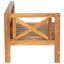 5 canapés modulaires d'extérieur, bois naturel, coussins gris, 2 canapés d'angle, 1 sans accoudoirs, table à thé pour bois calme 5, finition, articles