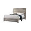 Lit très grand contemporain, meubles de chambre à coucher en bois gris, bois, moderne