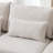 100.2" L-shaped linen sofa with ottoman-223523161