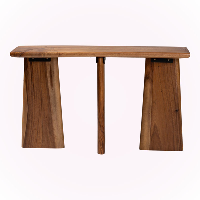 Pitt Console Table in Suar Wood