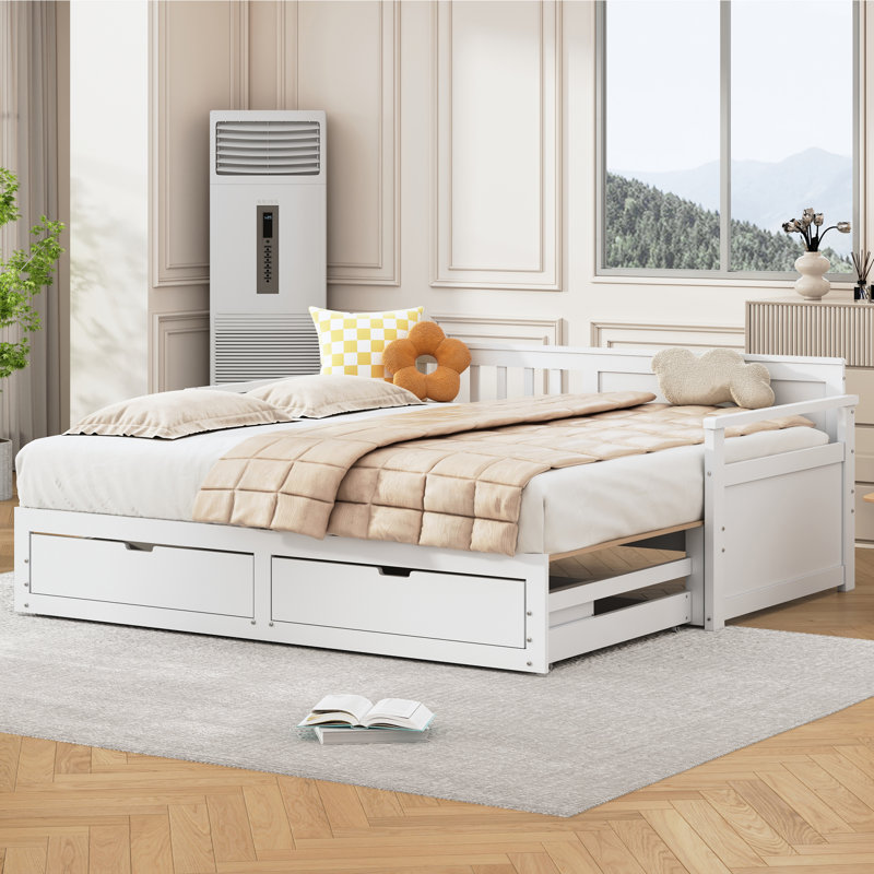 Rovario Upholstered Daybed, White