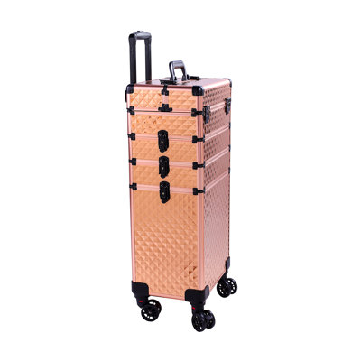 Mersed Plastic 4 Compartment Makeup Organizer