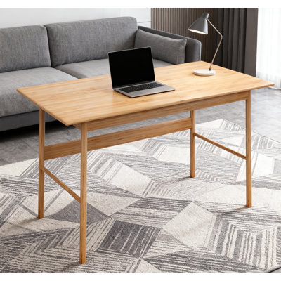 New Design Computer Desk, Bamboo Writing Desk, Modern Simple Work Desk For Home Office, Gaming Desk Study Table