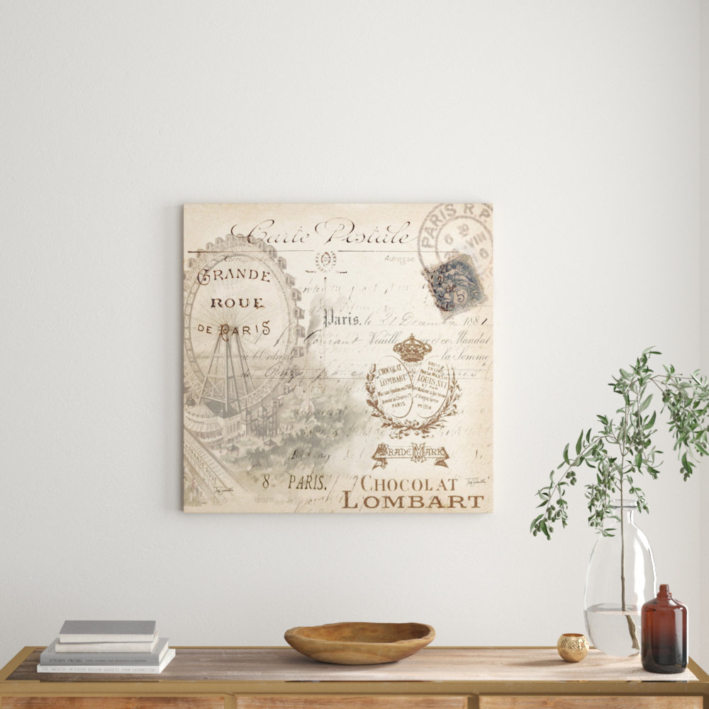'Revenge Script II' by Tre Sorelle Studios Vintage Advertisement on Wrapped Canvas
