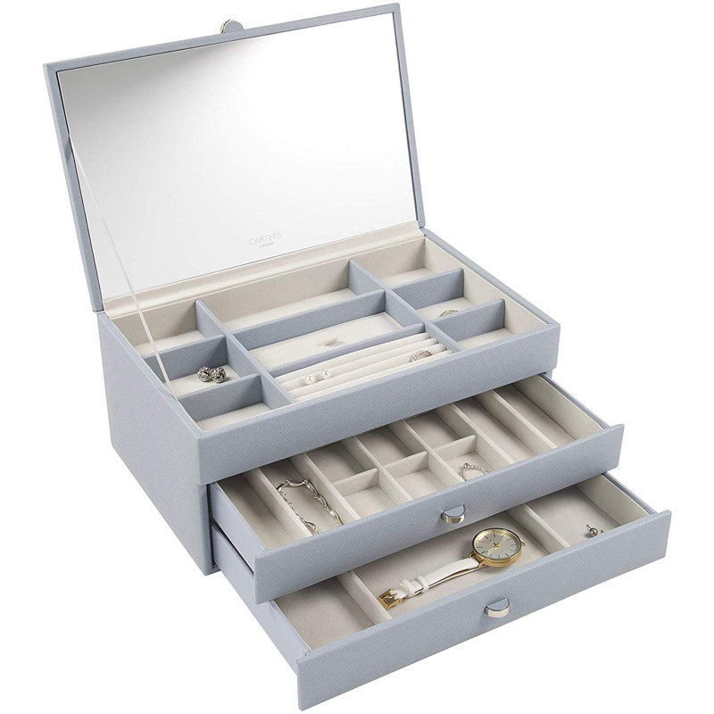 Jewellery Box +, Dusky Blue