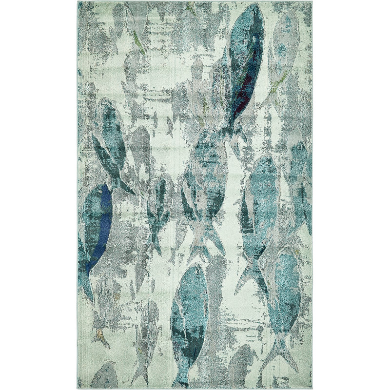 Esposito Washable Animal Print Indoor Rug, Rectangle 8' x 10'