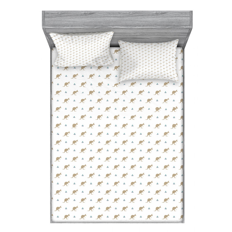Microfiber Sheet Set, Queen Sheet Set with Fitted Sheet