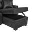 Canapé-lit, canapé modulaire avec lit escamotable, méridienne réversible, canapé modulaire avec rangement, tissu respirant noir, solution pour petit espace, canapé-lit convertible, mobilier de salon, canapé en L-1257942548-1257942549
