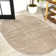 Asami Solid Low-Pile Beige Rug