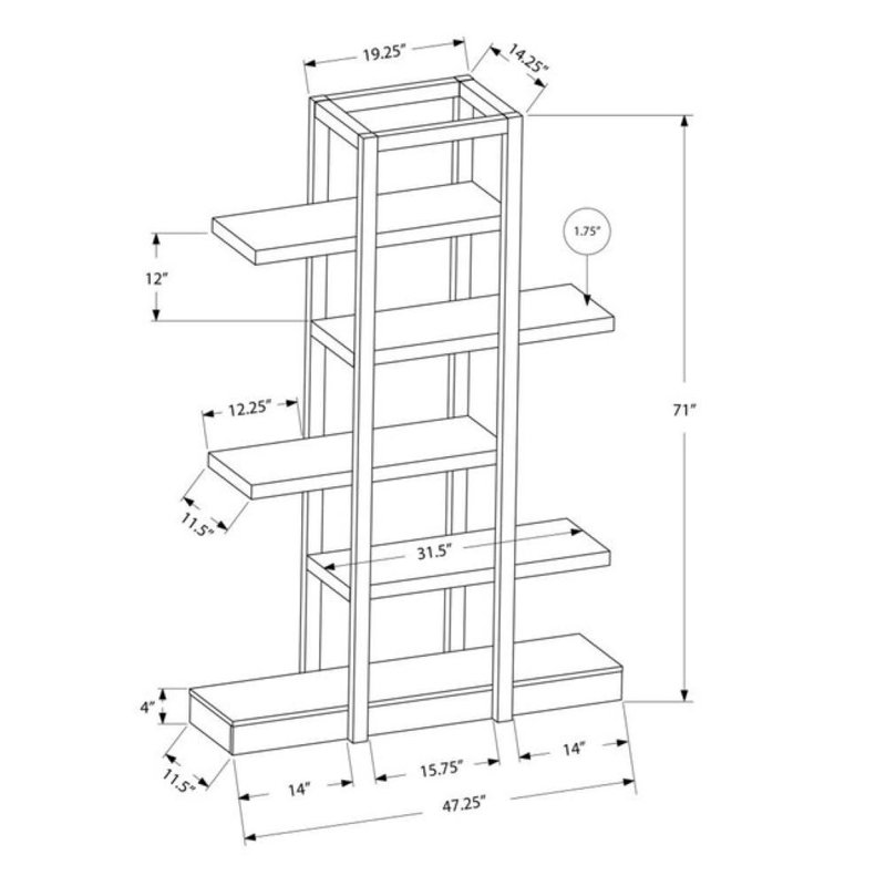 Marival Etagere Bookcase