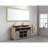 Large Bathroom Led Mirror - 96in. W X 48in. H, Fog, Gold, Aluminium, High Lumen Dimmable Wall Mounted Dimming-751726768-751726775