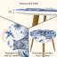 Ensemble de 2 tables basses gigognes Triangle