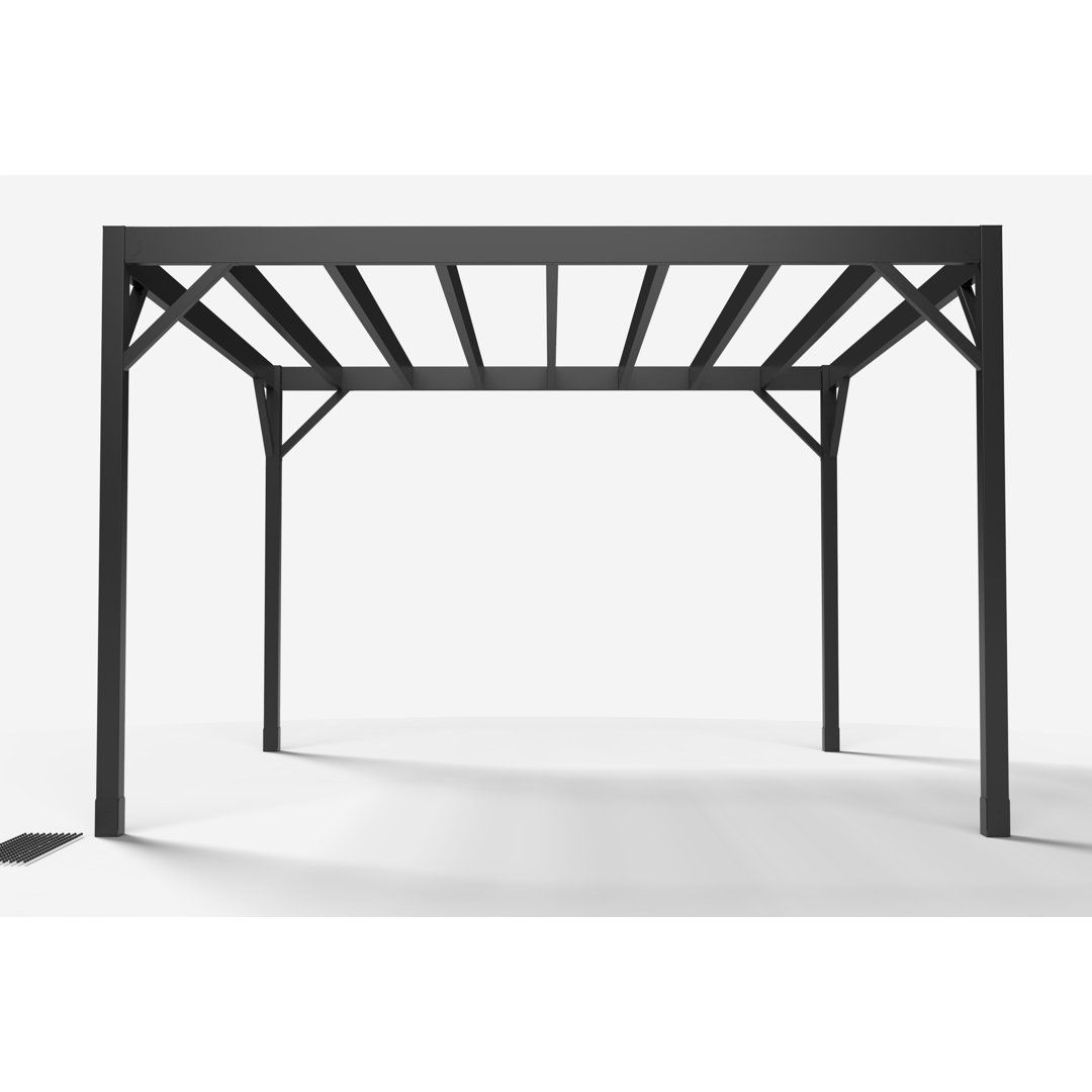 Fortress Evolution Modern Heavy Duty Steel Pergola Kit Fortress Building Products 