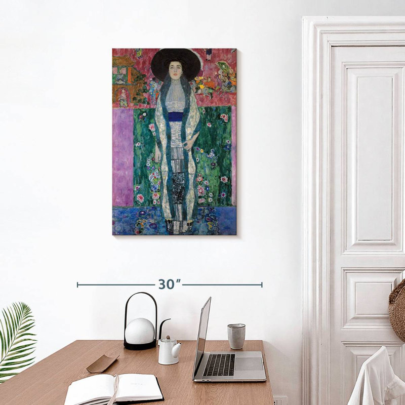 Leisha Adele Bloch-Bauer II 1912, H 30 po x l 20 po