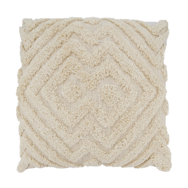 Housse de coussin en coton Jenae Collection, Chevrons