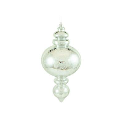 Plastic Shatterproof Finial Ornament