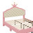 Rochford Vegan Leather Platform Bed-1789969692
