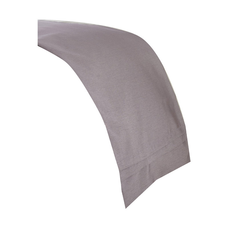 Antonia Bed Runner, Slate Grey / Light Plum