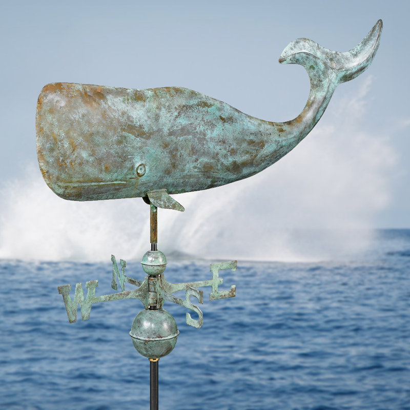 34'' H Metal Nautical & Beach Weathervane