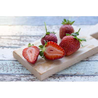Strawberries - Wrapped Canvas Print